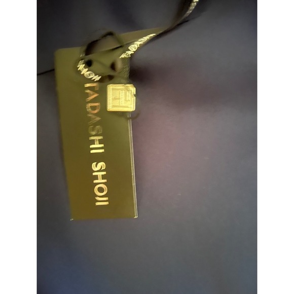 Tadashi Shoji - One Shoulder Draped Neoprene Bow Avant Garde Sleeveless Designer - Picture 6 of 6